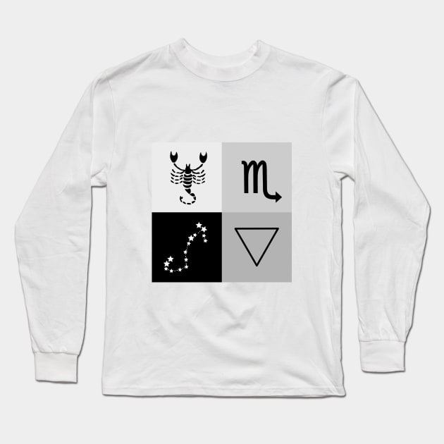 Scorpio Long Sleeve T-Shirt by inotyler